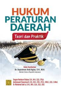 Image of Hukum peraturan daerah/ Tongam Renikson Silaban